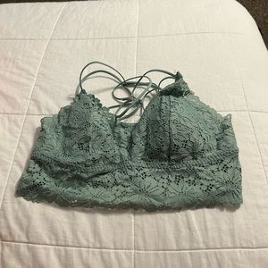 never worn green bralette